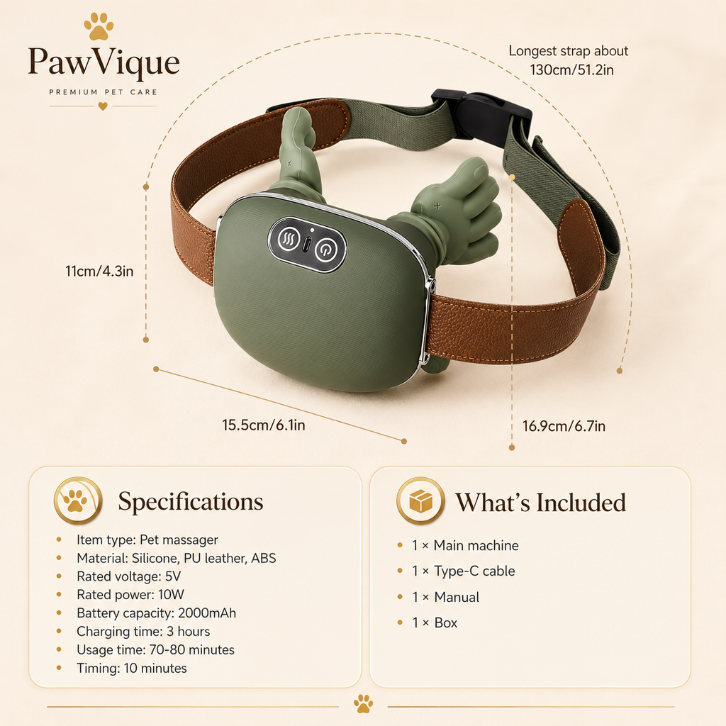 PawVique CalmTouch™ Pet Massager