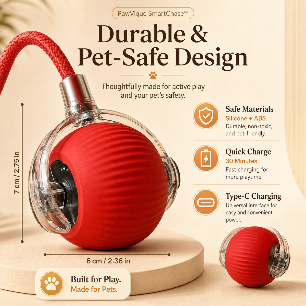 PawVique SmartChase™ - Interactive Pet Toy
