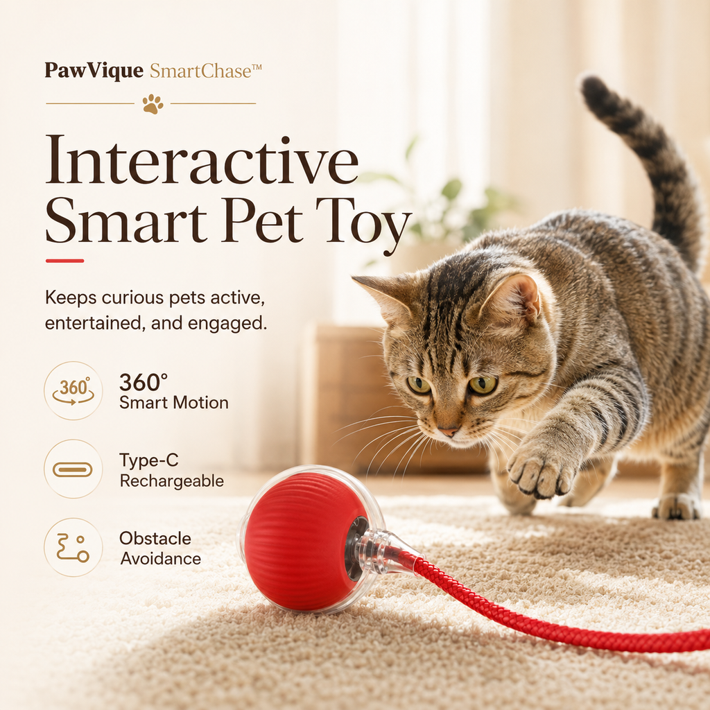 PawVique SmartChase™ - Interactive Pet Toy