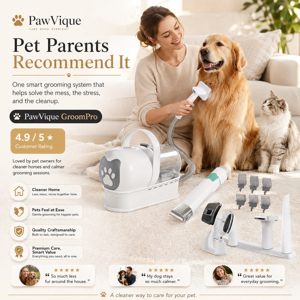 PawVique GroomPro™ 7-in-1 Pet Grooming System