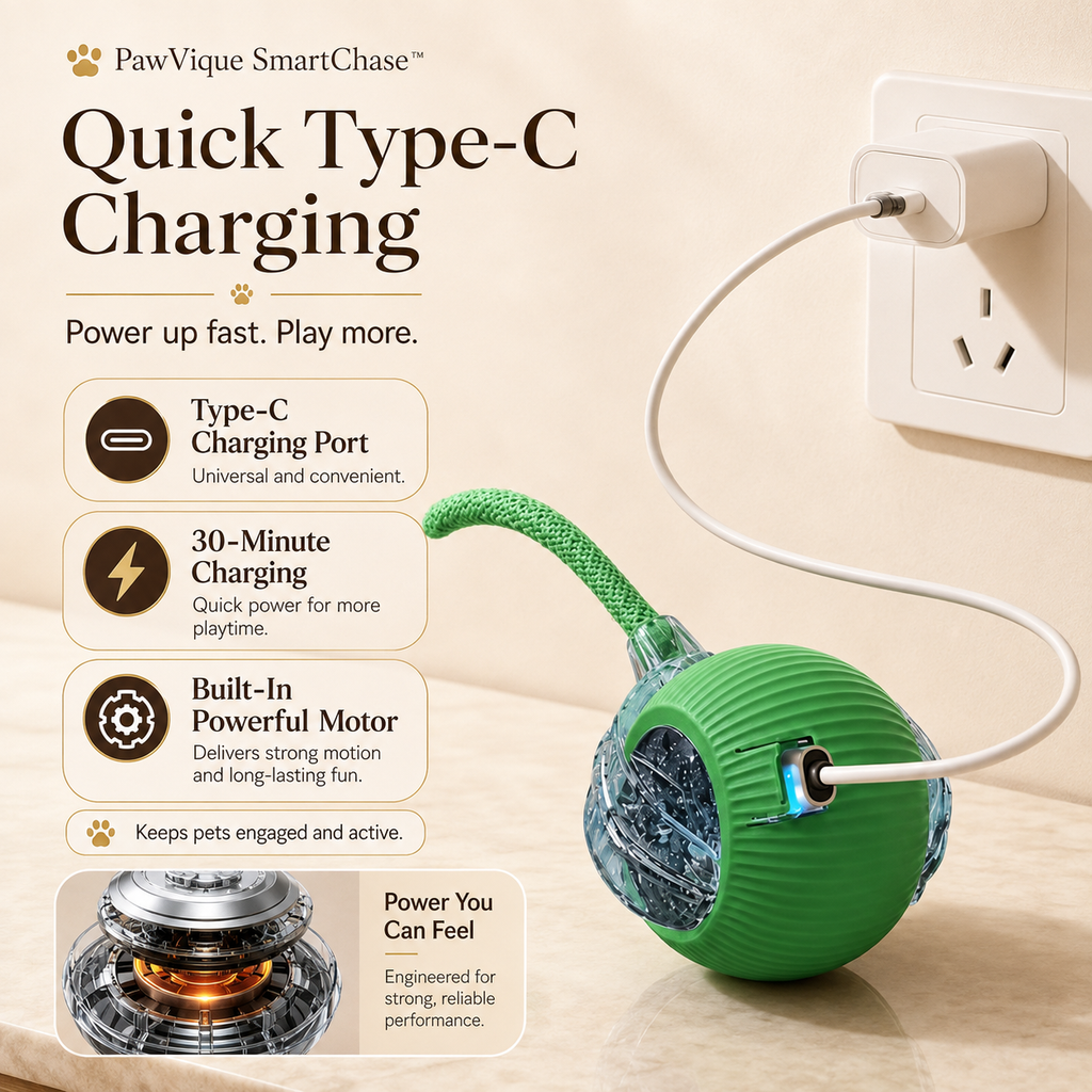 PawVique SmartChase™ - Interactive Pet Toy